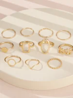 Pack de 11 Bagues en acier inoxydable – Image 4