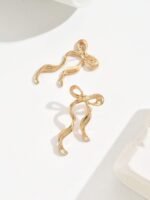 Boucles d’Oreilles Nœud Ruban – Image 5