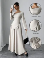 Ensemble 2 Pièces Asymétrique – Image 3