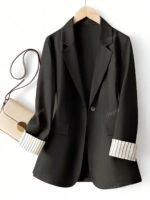 Blazer à Rayures Contrastées – Image 2