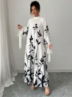 Robe Longue à Manches Lanternes – Image 5