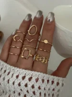 Pack de 11 Bagues en acier inoxydable – Image 7