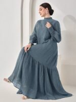 Robe Élégante à Col Montant – Image 2