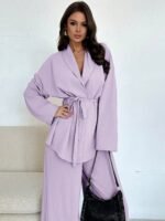 Ensemble Surchemise + Pantalon Taille Haute – Image 7