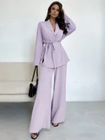 Ensemble Surchemise + Pantalon Taille Haute – Image 8