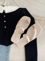 Tongs Plates à Bout Carré – Image 2