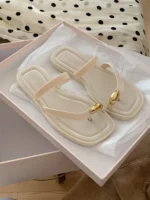 Tongs Plates à Bout Carré – Image 6