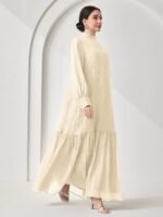 Robe Élégante à Col Montant – Image 4