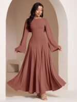 Ensemble 2 Pièces Haut Long à Manches longue + Robe dos nu – Image 7